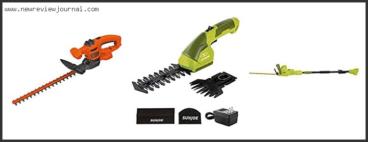 Top 10 Best Electric Hedge Trimmers – To Buy Online