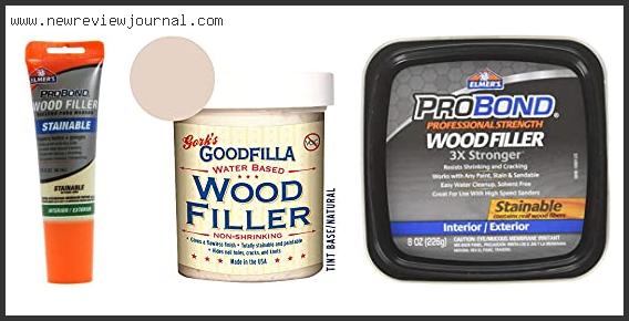 Top 10 Best Stainable Wood Filler With Buying Guide