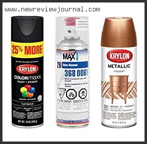 Top 10 Best Spray Paints For Plastic Reviews With Scores