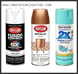 Top 10 Best Spray Paint For Plastic – Available On Market