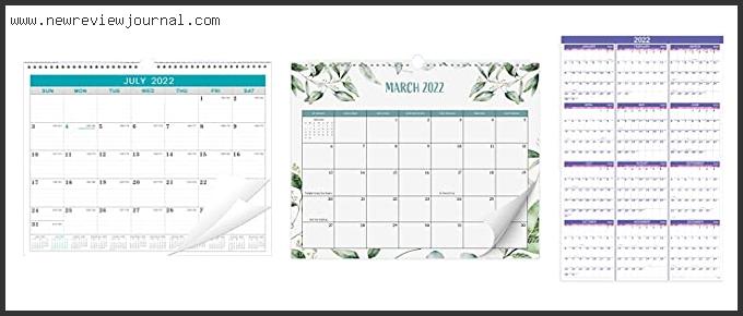 Top 10 Best Wall Calendars Reviews With Scores