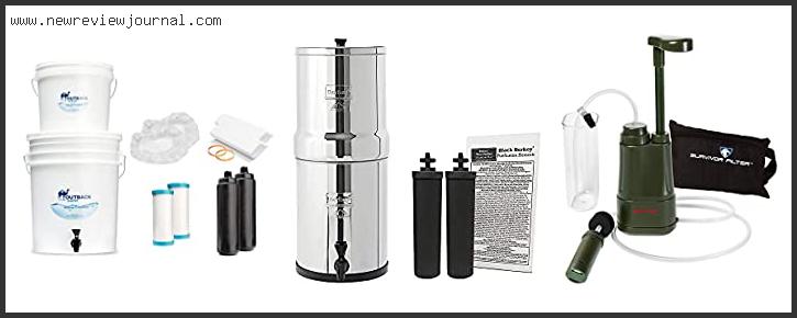 Top 10 Best Portable Water Filter Based On User Rating