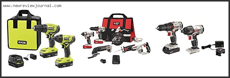 Top 10 Best Cordless Drill Combo Kits Based On Scores