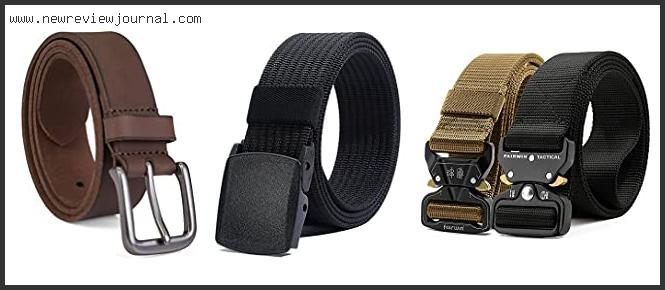 Top 10 Best Mens Work Belt Reviews For You