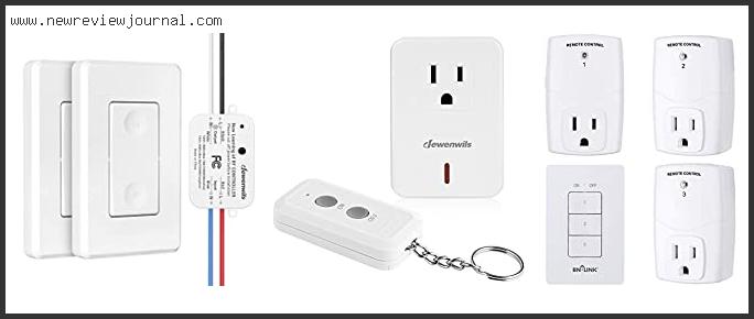 Top 10 Best Wireless Remote Light Switch Reviews With Scores