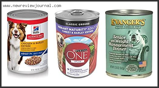 Best Canned Dog Food For Seniors