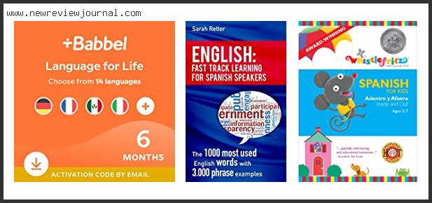Top 10 Best Books To Learn English For Spanish Speakers Based On User Rating