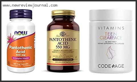 Best Pantothenic Acid Supplement