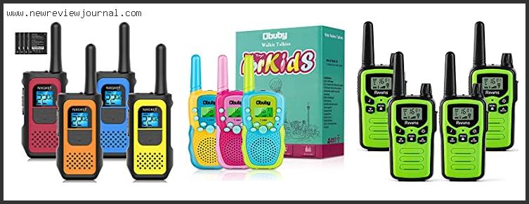 Best Walkie Talkie 4 Pack