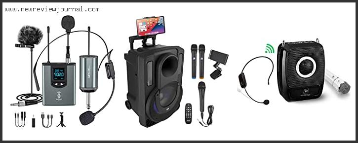 Top 10 Best Portable Pa System With Wireless Mic Based On Customer Ratings