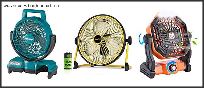 Top 10 Best Cordless Fan Reviews With Products List