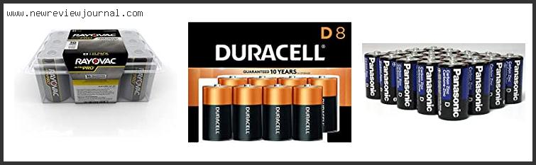 Top 10 Best D Cell Battery Based On User Rating