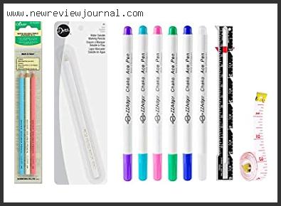 Best Water Soluble Fabric Marking Pens