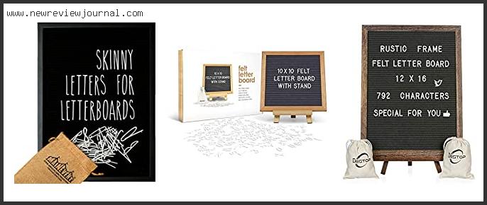 Top 10 Best Letter Boards – Available On Market