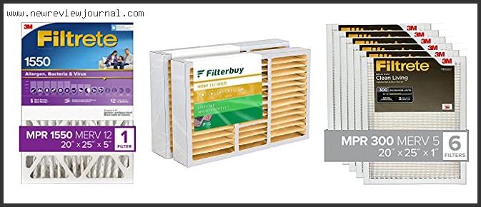 Top 10 Best 20x25x5 Air Filter Based On Customer Ratings