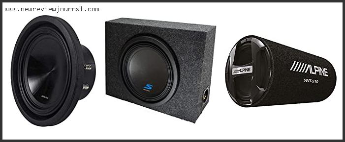 Top 10 Best Alpine Subs With Buying Guide