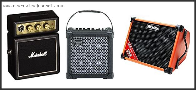 Top 10 Best Battery Powered Bass Amp Based On Scores