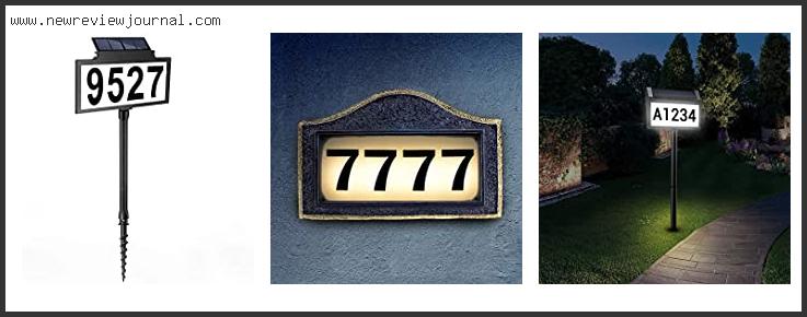 Best Solar House Numbers
