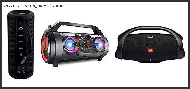 Top 10 Best Boombox Bluetooth Speaker Available Online