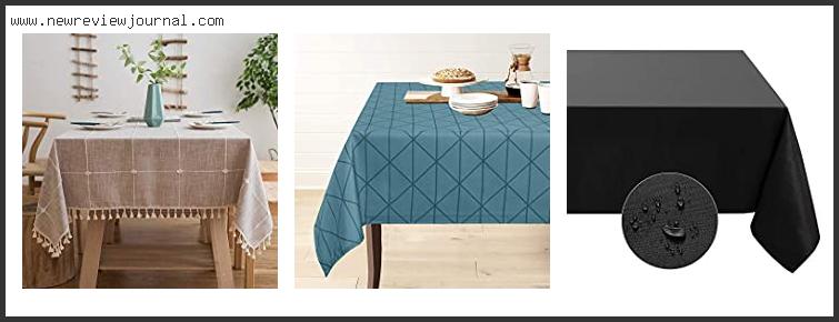 Top 10 Best Wrinkle Free Tablecloths – Available On Market
