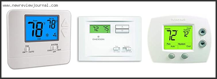 Top 10 Best Non Programmable Thermostat – To Buy Online
