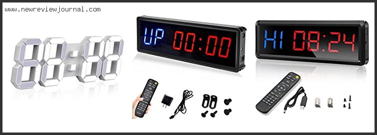 Top 10 Best Gym Clocks Reviews With Products List