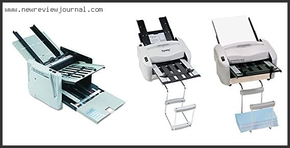 Top 10 Best Paper Folding Machine Reviews With Products List