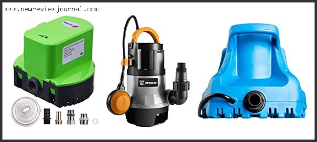 Top 10 Best Submersible Pump For Pool Reviews For You