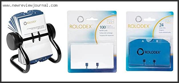 Top 10 Best Rolodex Cards Reviews With Products List