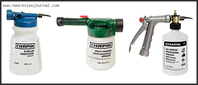 Best Hose End Sprayer For Tall Trees
