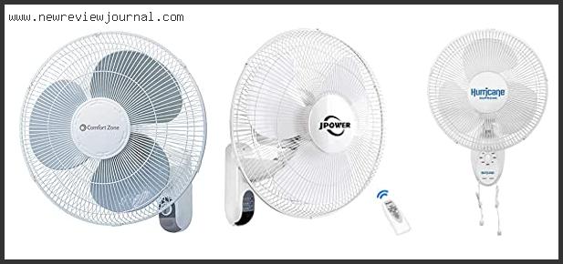Top 10 Best Wall Mounted Fan With Remote With Buying Guide