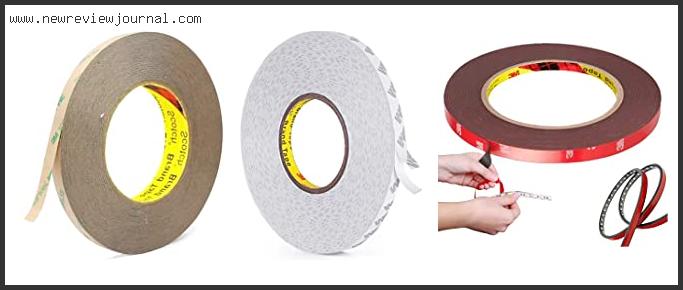 Top 10 Best Double Sided Tape For Led Strips Based On Scores
