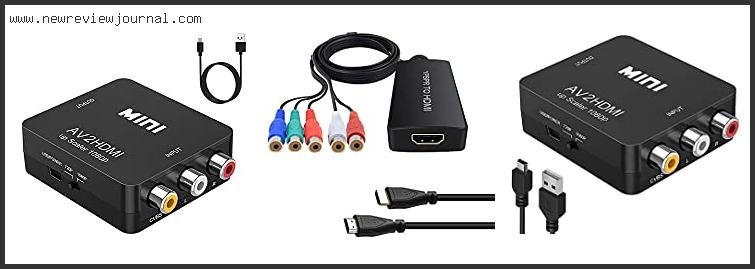 Best Component To Hdmi Converter
