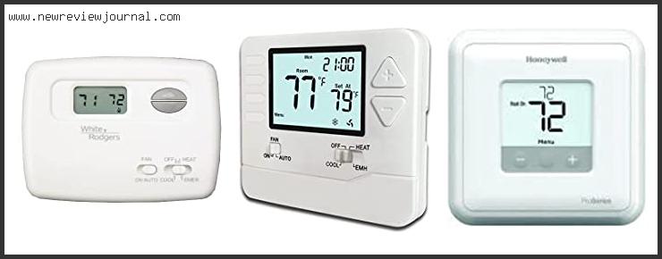 Top 10 Best Non Programmable Thermostat For Heat Pump Reviews With Scores