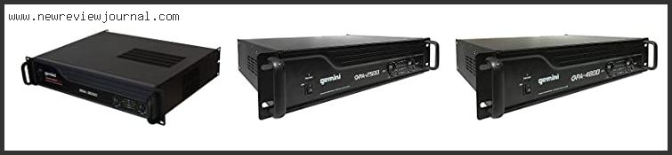 Top 10 Best Dj Amplifiers Based On User Rating