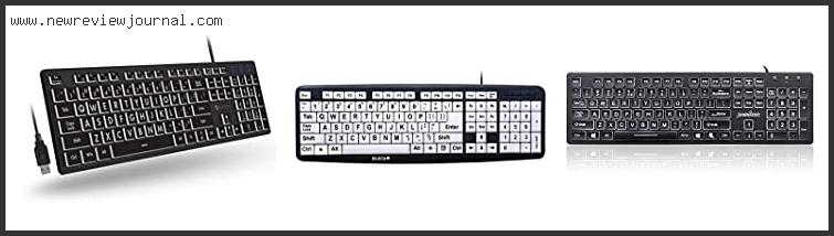 Top 10 Best Large Print Keyboard Reviews For You