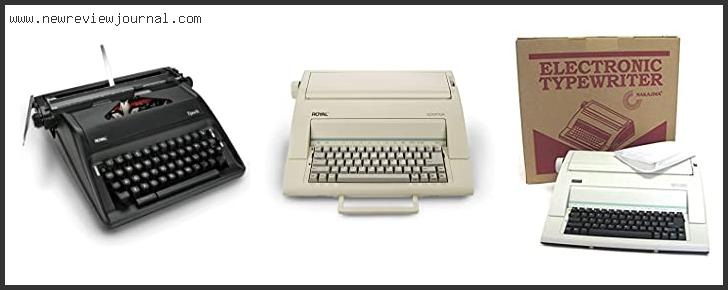 Top 10 Best Portable Typewriters With Buying Guide