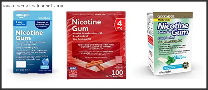 Top 10 Best Tasting Nicotine Gum Reviews With Scores