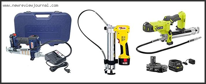 Top 10 Best Battery Powered Grease Gun Reviews With Scores