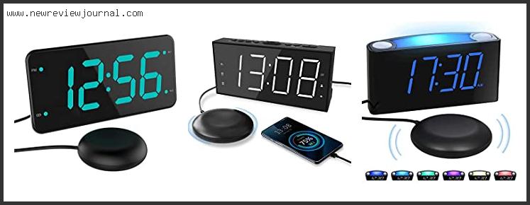 Top 10 Best Vibrating Alarm Clocks Reviews For You