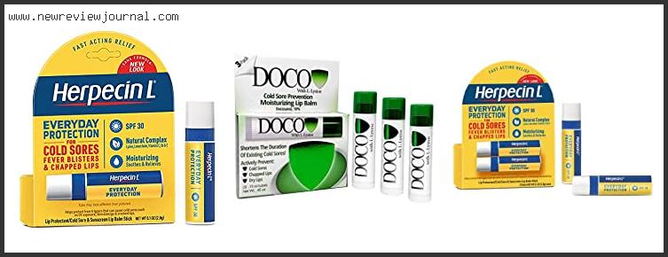 Best Lip Balm For Cold Sores