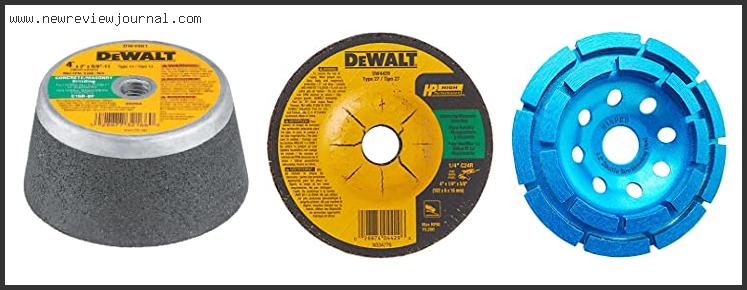Top 10 Best Grinding Wheel For Concrete Based On User Rating