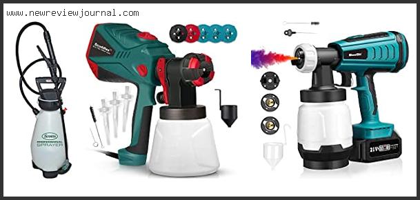 Top 10 Best Battery Powered Paint Sprayer Based On Scores