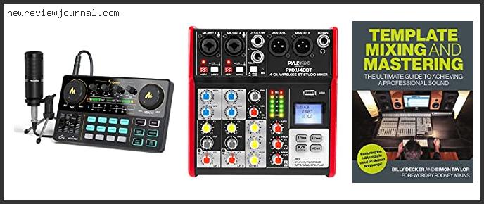 Top 10 Best Audio Mixer For Studio Recording Reviews With Products List