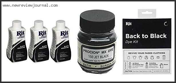 Top 10 Best Black Clothing Dye Reviews With Products List