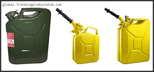 Top 10 The Best Jerry Can For Diesel With Buying Guide