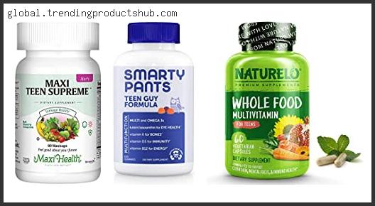 Top 10 The Best Multivitamin For Teenagers Based On Customer Ratings