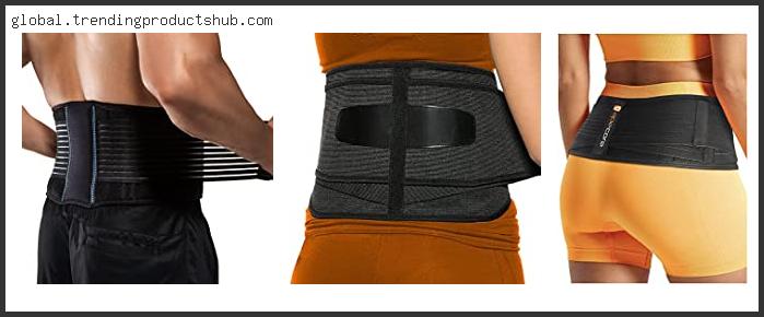Top 10 Best Back Support Belt For Lower Back Pain Based On Customer Ratings