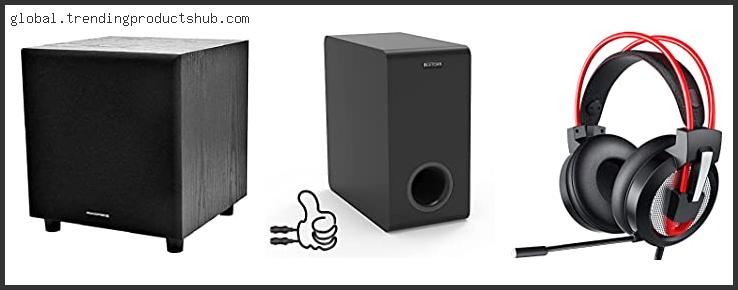 Top 10 Best Budget Home Subwoofer Reviews For You
