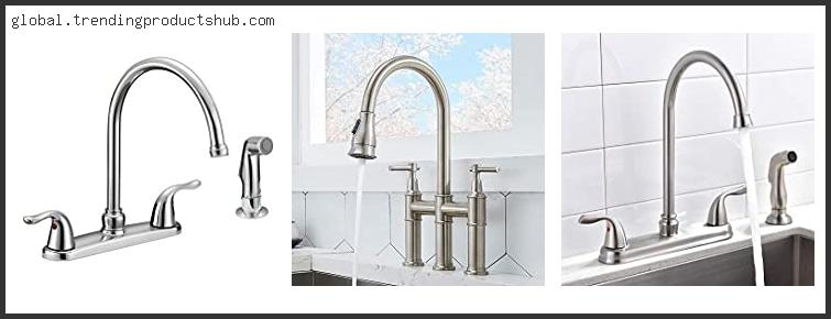 Top 10 Best Two Handle Kitchen Faucet Based On User Rating
